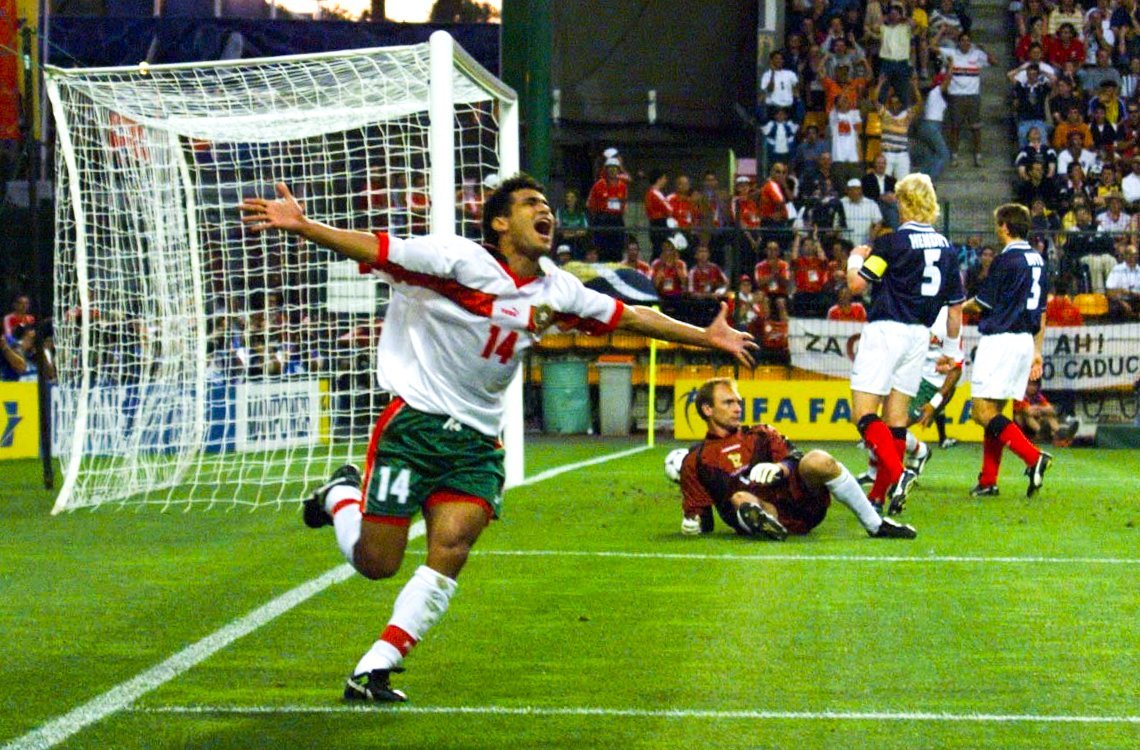 الفيفا تعترف - أهداف المغرب ضد اسكوتلندا 1998 "الأجمل في التاريخ"