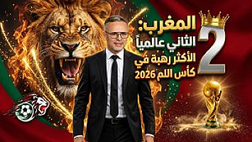 المغرب ثاني أكثر المنتخبات إثارةً للرهبة في كأس العالم 2026